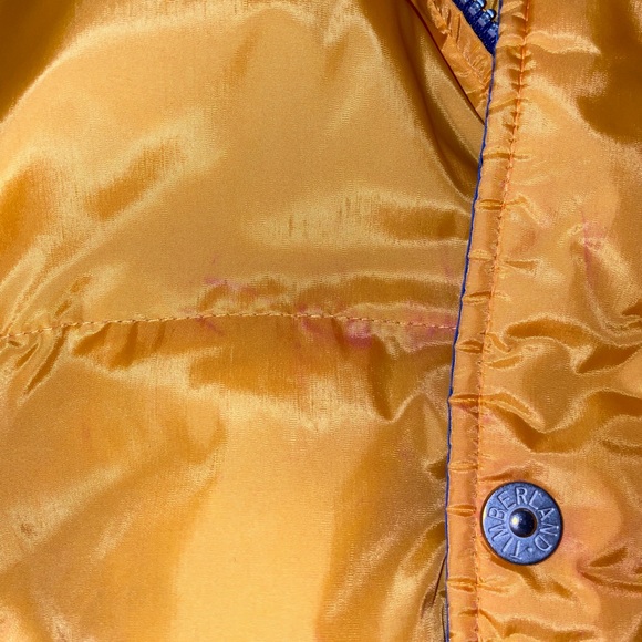 VINTAGE 80’S TIMBERLAND YELLOW PUFFER L / XL - Picture 9 of 9